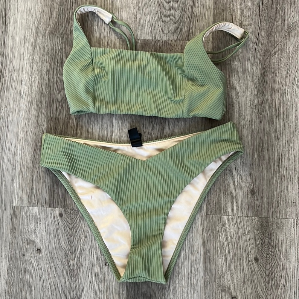 PacSun Olive Green Small swim suit